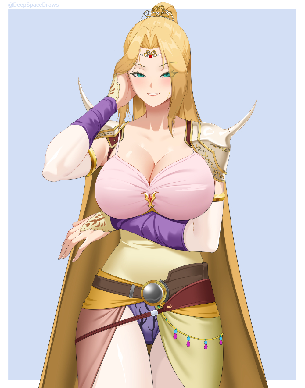 blonde_hair deepspace final_fantasy final_fantasy_iv pinup rosa_farrell self_upload