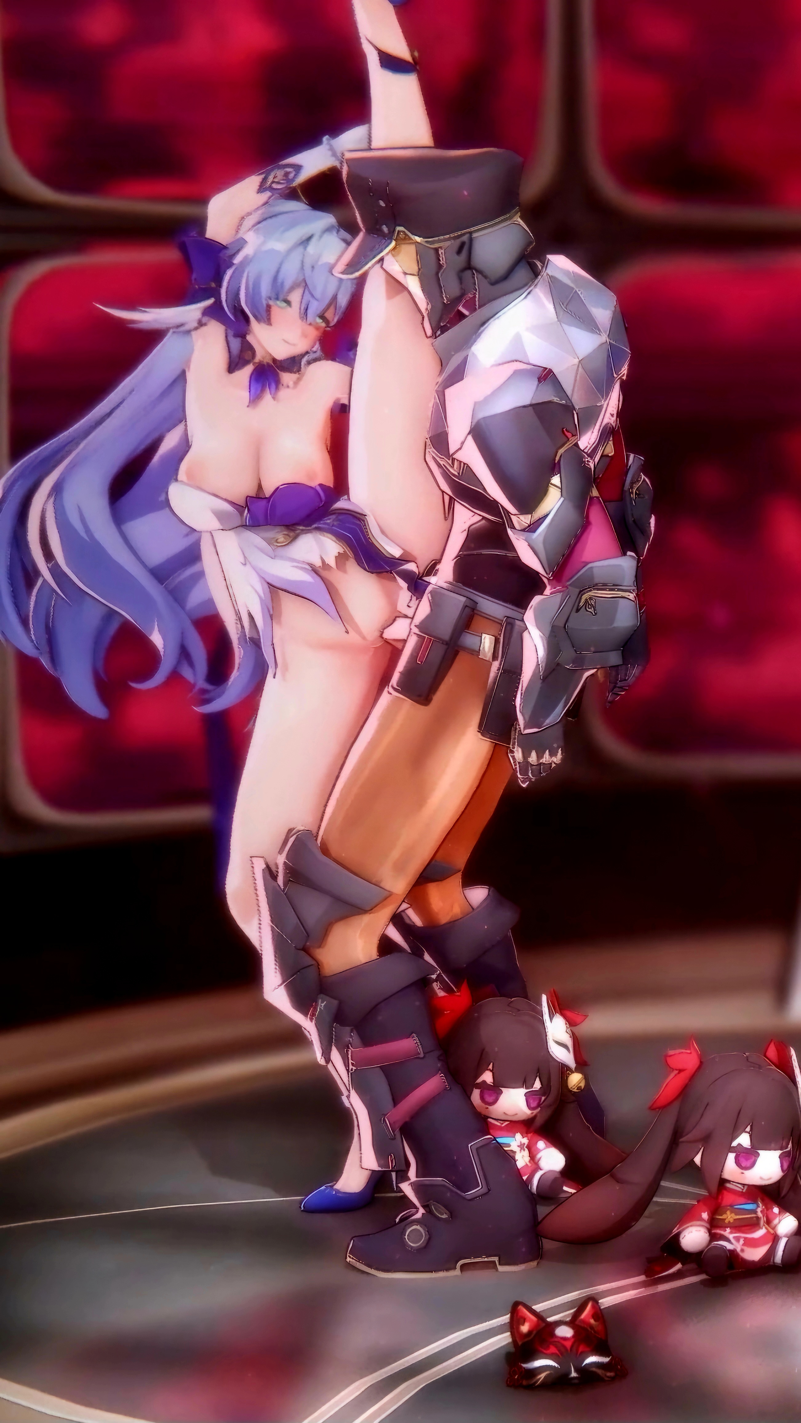 1girls, female, honkai: star rail, ipc grunt (honkai: star rail), koikatsu, kyonko0087, male, mig15bis, robin (honkai: star rail), sparkle (honkai: star rail), straight