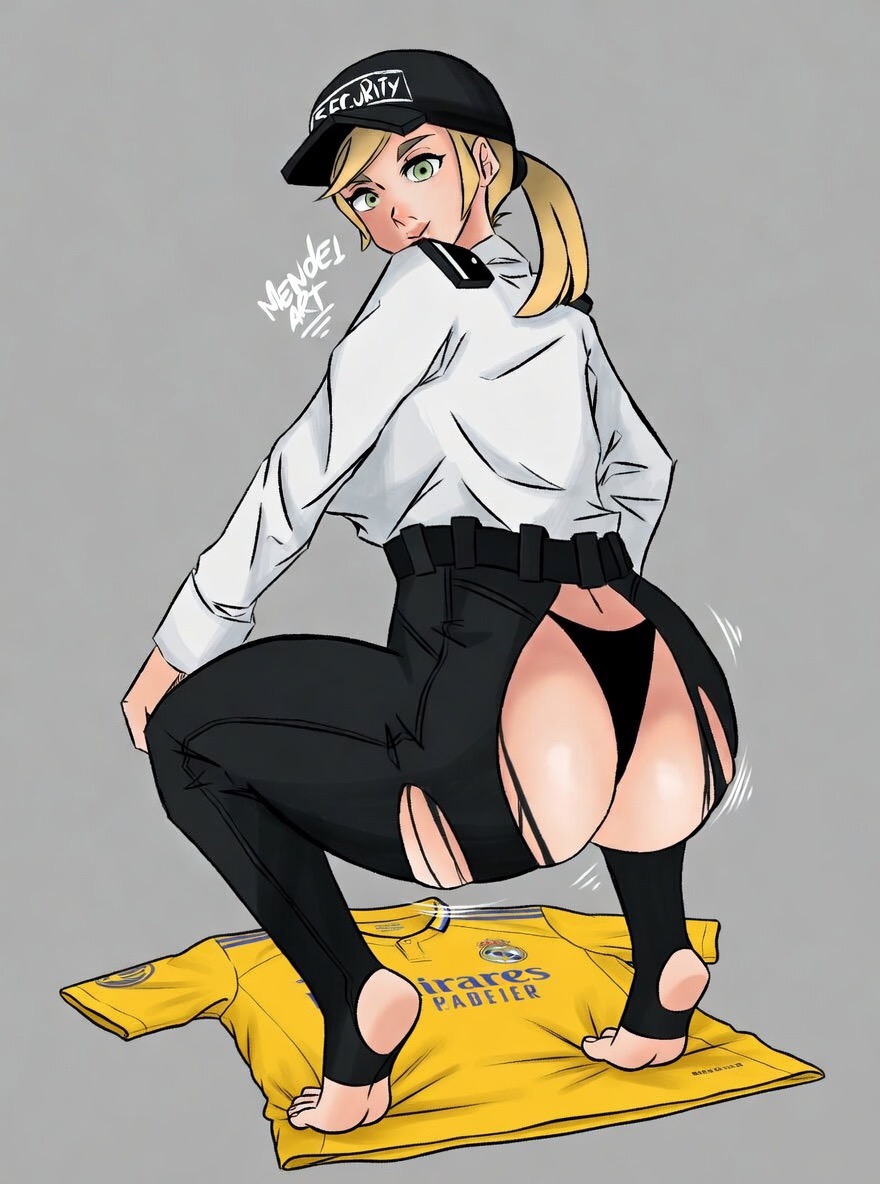 ass, ass focus, five nights at freddy's, five nights at freddy's: security breach, fnaf, fnaf security breach, mendelartz, real madrid, security guard, solo, vanessa (fnaf)