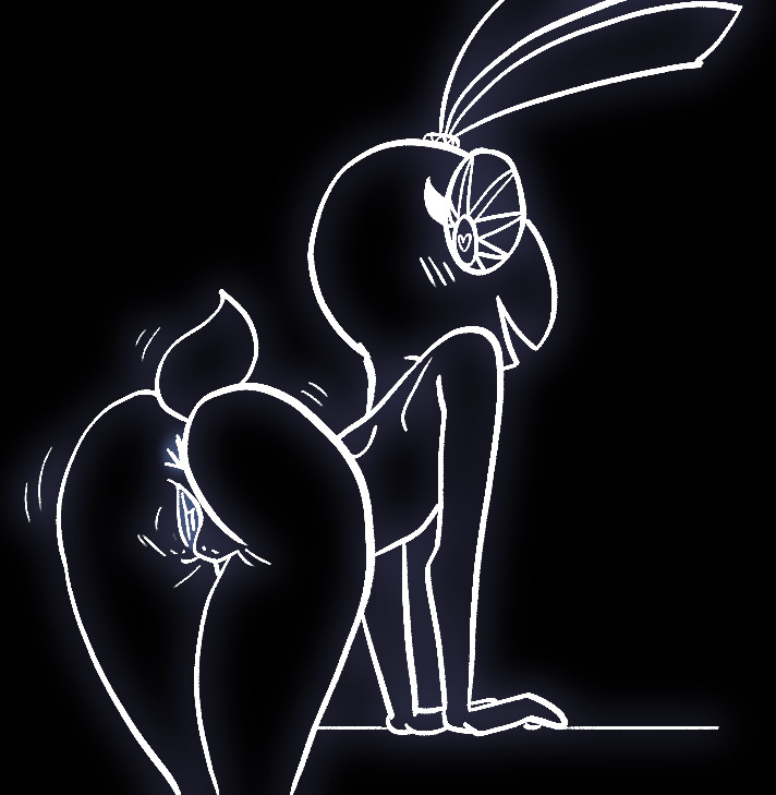 ass, big ass, bubble ass, bubble butt, female, furry, harry amorós, huge ass, pussy, tagme, thick thighs, vib-ribbon, vibri, wide hips
