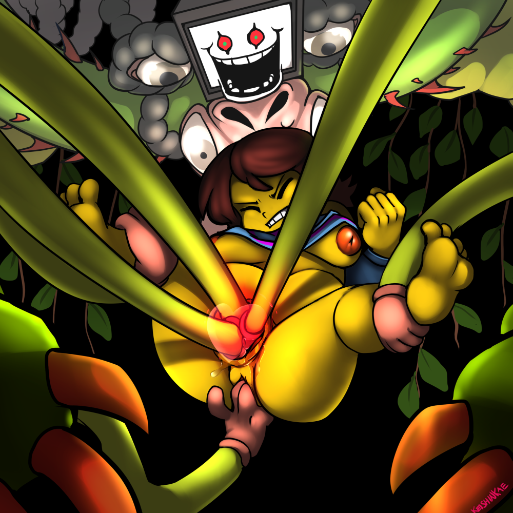 anal anthro_only breasts chubby clothed_rape feet female flowey_the_flower forced frisk game_over heart horror keishinkae monster omega_flowey penetration photoshop_flowey pussy rape rape_face tentacle tentacle_rape uncensored undertale vaginal_penetration vine_insertion vines