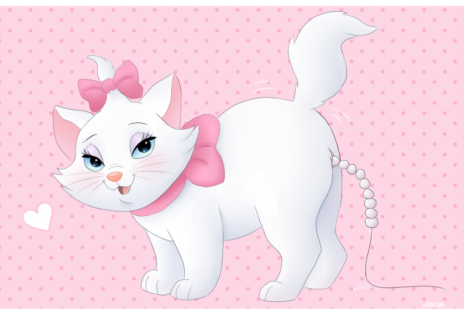 anal_beads feral kitten marie_(aristocats) the_aristocats white_fur young