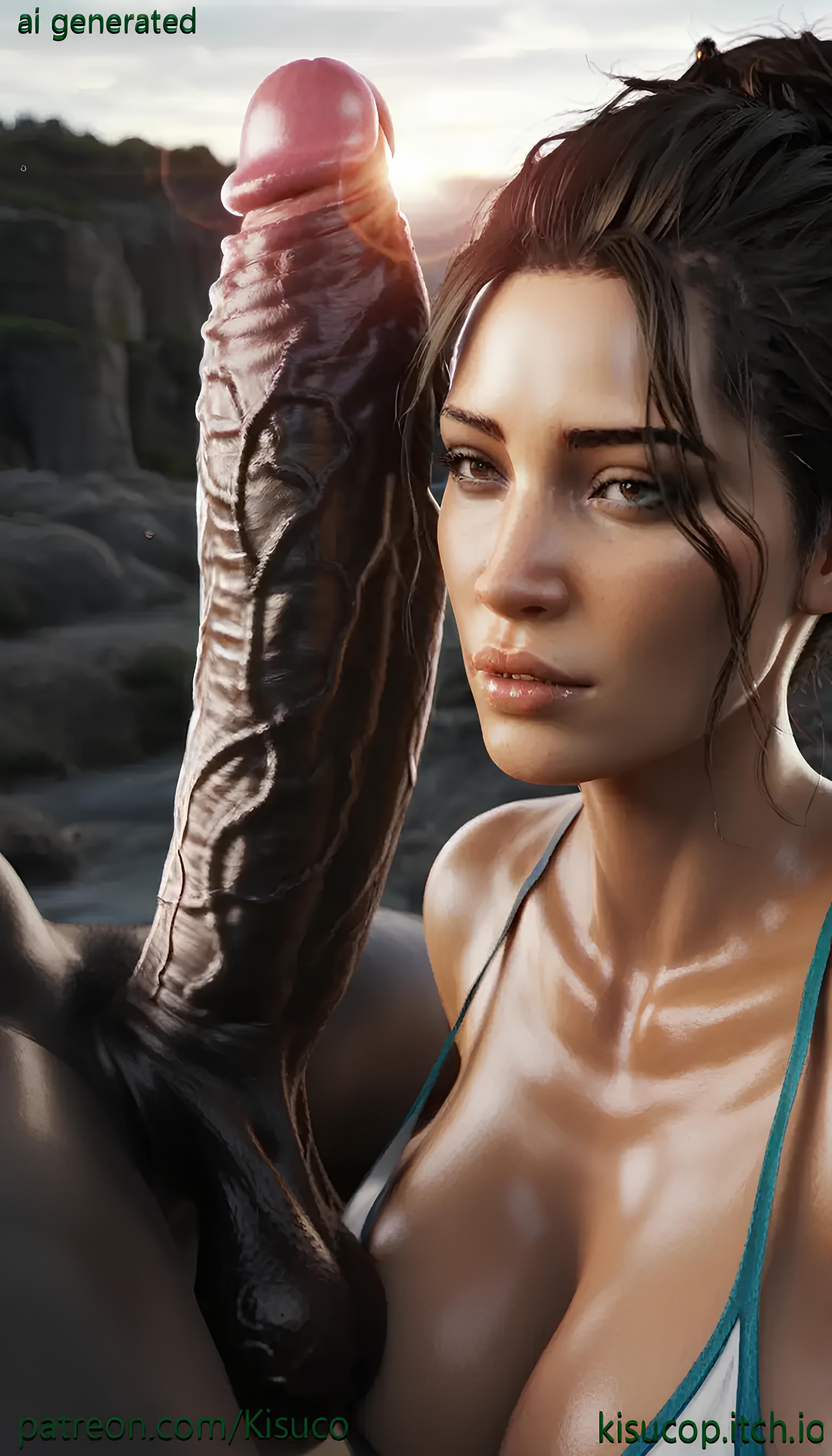 1futa, 1girls, abs, absurdly large cock, ai generated, areola slip, balls, breasts, brown skinned female, cyberpunk 2077, dark skin, dark-skinned futa, erect nipples, female, flashing breasts, futanari, glasses, heavy balls, heavy penis, intersex, kisuco, looking at viewer, muscular, muscular futa, nipples, outdoor nudity, panam palmer, penis, pussy, sagging balls, selfie, selfie with penis, shaved pussy, shiny skin, sweatdrop