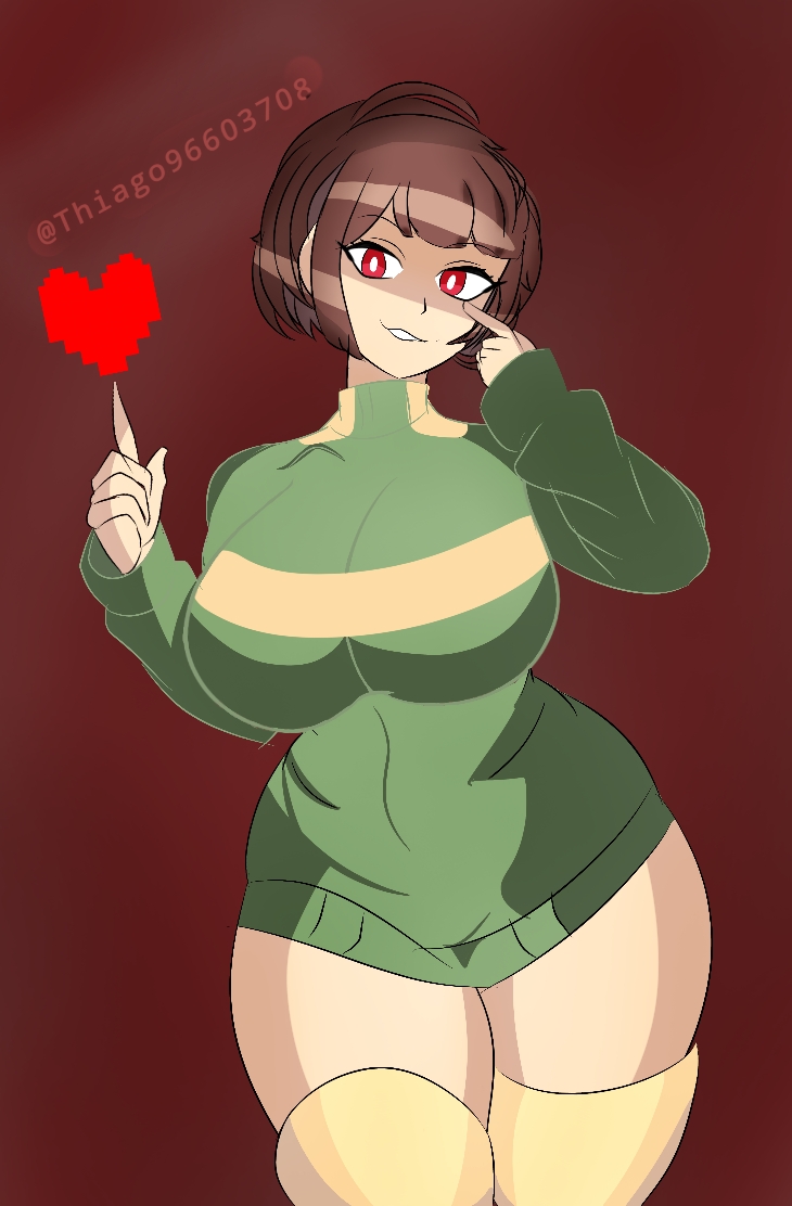 1girls 2d ai_generated big_ass big_breasts chara chara_(undertale) female female_only heart human human_female human_only knife red_eyes short_hair solo soul stable_diffusion sweater sweater_dress tagme thiago96603708 thick thick_thighs undertale undertale_(series) voluptuous voluptuous_female wide_hips