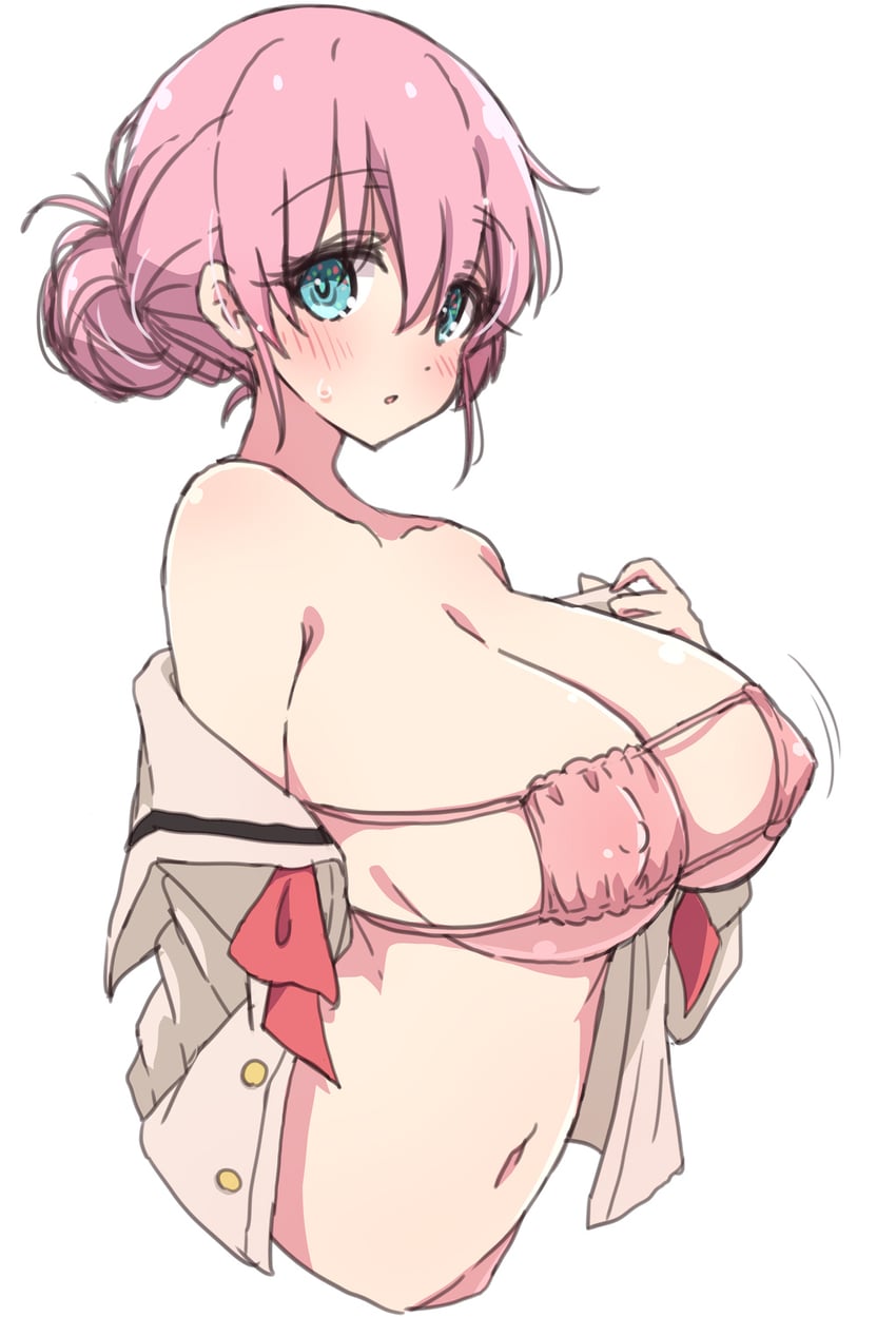 1girls, bocchi the rock!, female, gotou michiyo, melty pot, pink hair, tagme