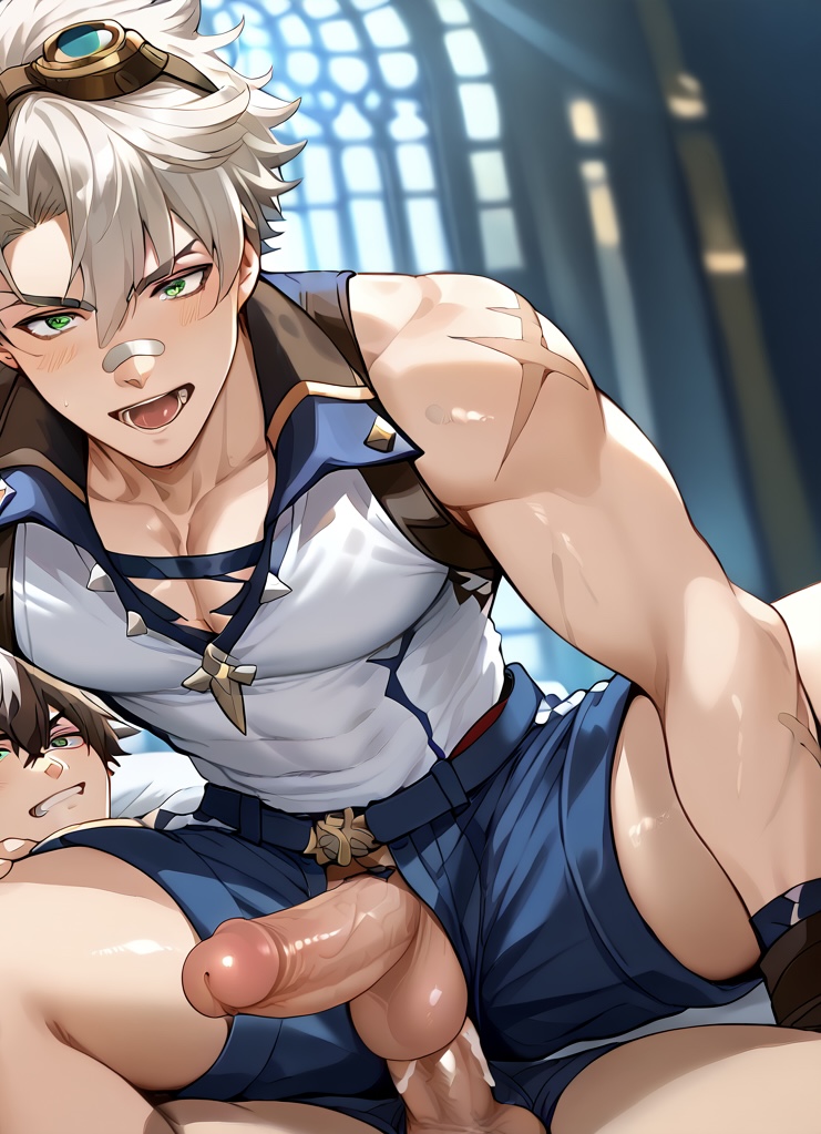 ai_generated alexaarrt bennett_(genshin_impact) dick gay gay_anal gay_male gay_sex genshin_impact hi_res male male_only yaoi