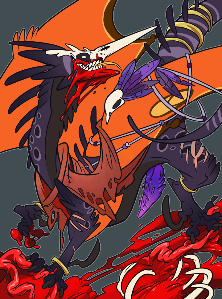 blood dragon flight_rising gore male penis psshaw ridgeback_dragon source_request