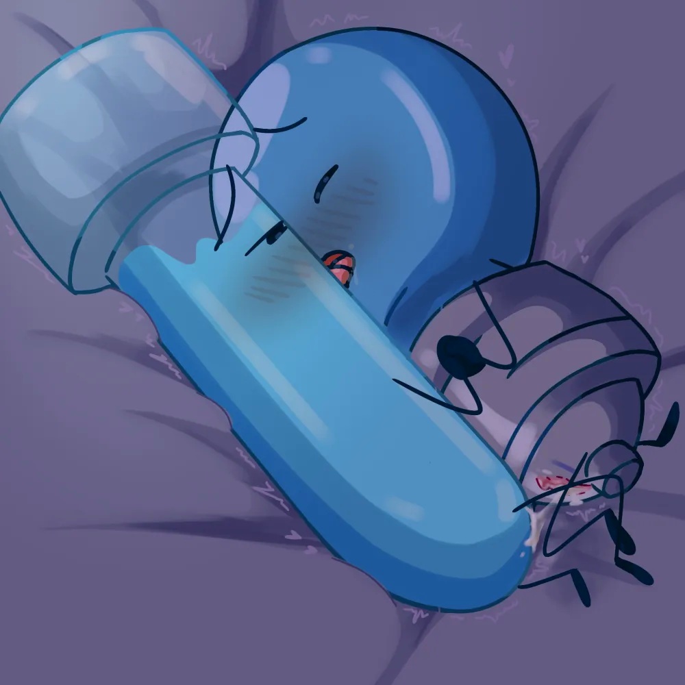 adamation inc., adamationz, animationepic, blue-ray lightbulb, blue-ray test tube, cum, ii, inanimate insanity, inanimate insanity iv, kissing, lightbulb (ii), object show, object show community, object shows, osc, pussy, saltedpancakes (artist), scissoring, test tube (ii), yuri