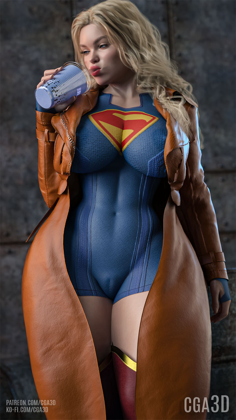 1girls, 3d, abs, alien, alien girl, alien humanoid, ass, big ass, big breasts, blonde hair, blue eyes, bodysuit, breasts, bubble butt, bubble tea, cameltoe, cga3d, coat, curvaceous, curvy, curvy female, curvy figure, cute, dc, dc comics, dcu, drink, drinking, erotichris, female, female only, holding drink, holding object, huge breasts, kara zor-el, kryptonian, large breasts, milly alcock, muscular, muscular female, pussy, seductive, solo, supergirl, supergirl (2026), supergirl (dcu), superman (series), thick, thick ass, thick thighs, voluptuous, voluptuous female, wide hips