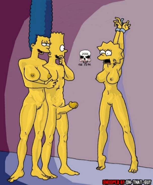 1boy, 20th century fox, 20th century studios, 2girls, amateur artist, barefoot, bart simpson, bound, breasts, female, imminent sex, incest, large breasts, lisa simpson, male, marge simpson, medium breasts, mother and child, mother and children, mother and daughter, mother and son, nipples, nude, parental approval, penis, tagme, the fear, the simpsons, yellow body, yellow skin