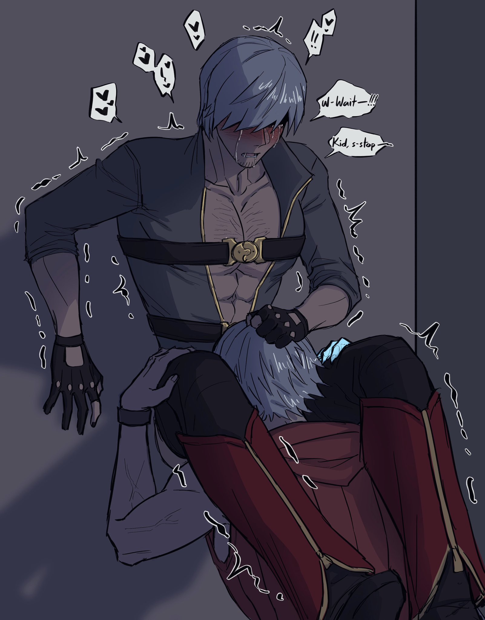 crying, cunnilingus, cuntboy, dante (devil may cry), devil may cry, devil may cry (series), incest, intersex, male, nero (devil may cry), pichuuuchan, shaking, tagme, uncle and nephew, yaoi