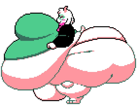 1boy bbm big_ass big_breasts big_penis breasts bubble_butt chip_at_night deltarune faucyv huge_ass huge_breasts huge_cock hyper_ass male male_only moobs morbidly_obese overweight penis pink_horns ralsei solo tagme thick_thighs volfenf wide_hips