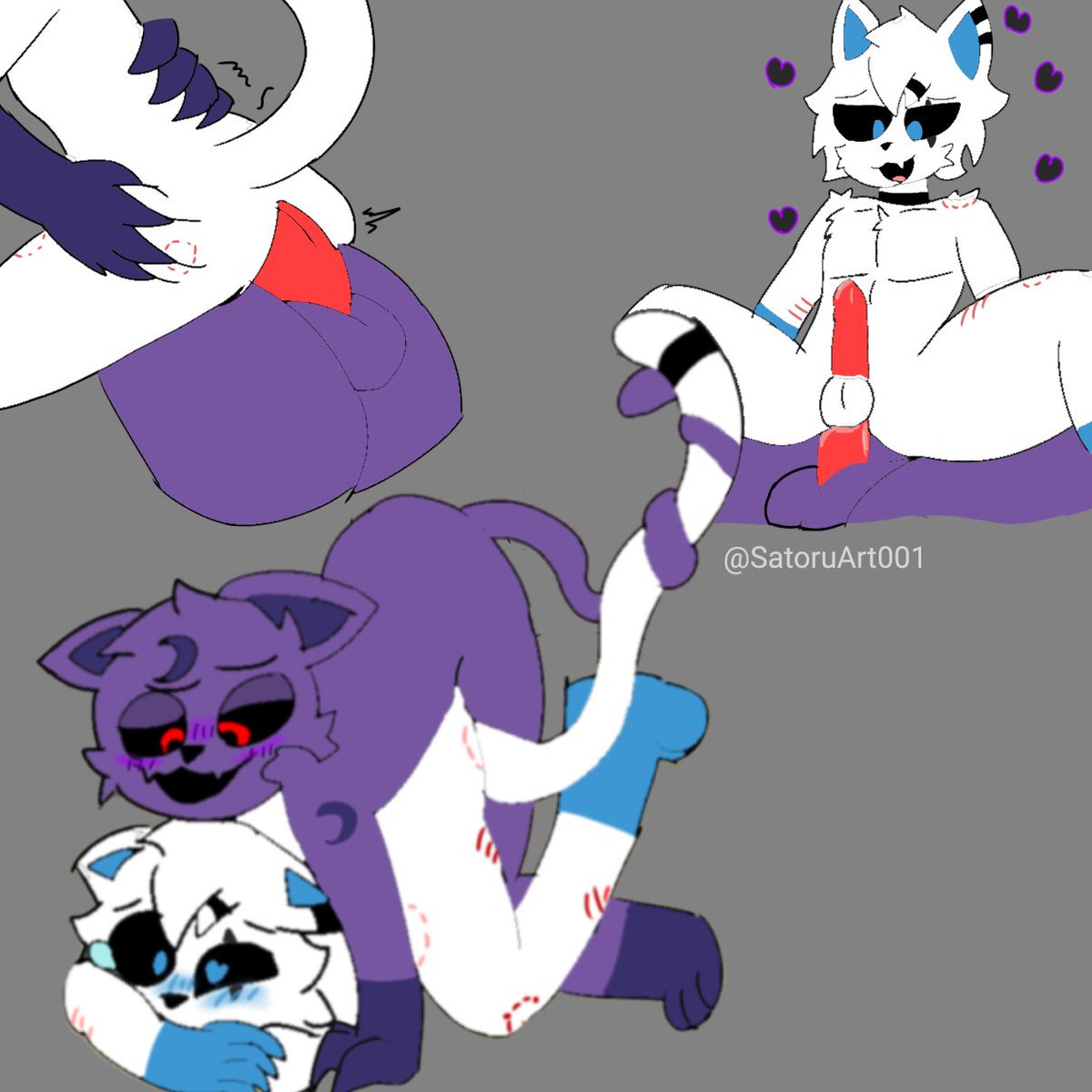 anthro anthro_on_anthro anthro_only black_sclera critters_(poppy_playtime) furry_only no_humans oc ocs poppy_playtime poppy_playtime_(chapter_3) satoruart001 sex smiling_critters tagme white_pupils