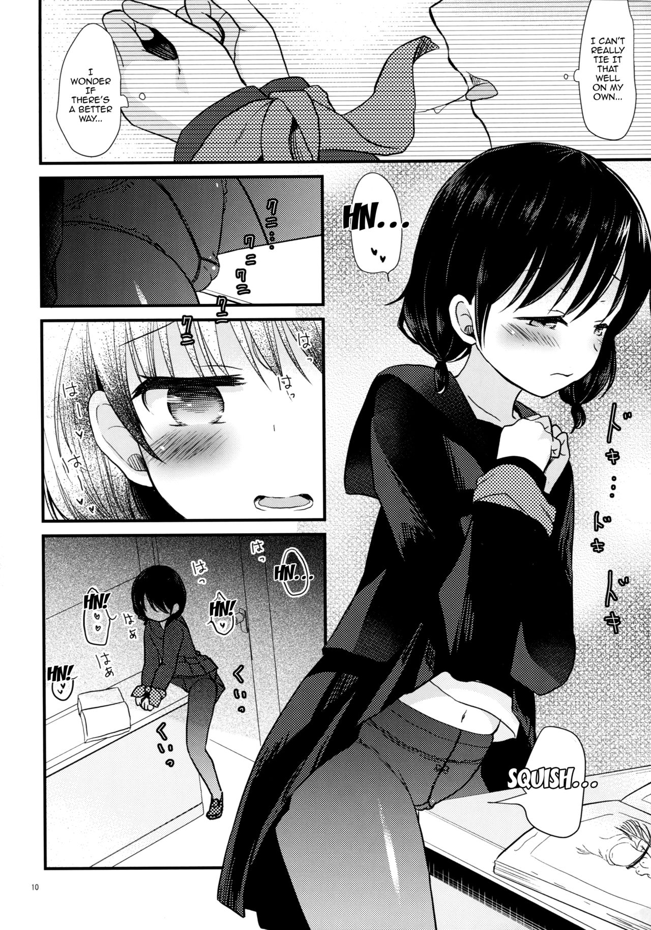 1female, 5koma, at school, blush, blushing female, bow, bow panties, clitoral masturbation, clitoral stimulation, clitoris, close up pussy, close up view, clothed female, comic, corner humping, corner masturbation, crotch rub, english text, english translation, female, female clothed, female masturbation, fetish, indoors, japanese onomatopoeia, light bondage, light skin, light-skinned female, manga, manga page, masturbating, masturbating female, masturbation, monochrome, navel, onomatopoeia, panties, panties under pantyhose, pantyhose, pussy, pussyrubbing through panties, school, school desk, school uniform, schoolgirl, schoolgirl uniform, see-through clothes, see-through clothing, see-through pantyhose, submissive female, table, table humping, table masturbation, tamakake, through clothes, through clothing, through panties, tied wrists, under skirt, wrists tied