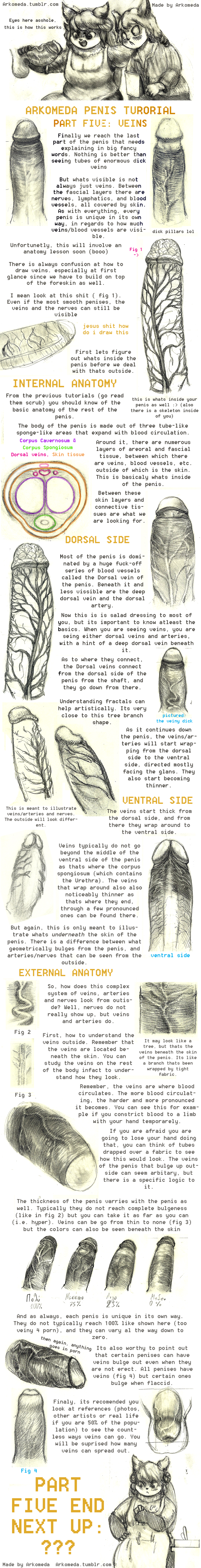 2015 anthro arkomeda balls disembodied_penis educational english_text erection female fur glans hair humor illustrated male mammal monochrome partially_retracted_foreskin penis penis_everywhere simple_background text traditional_media_(artwork) tutorial uncut vein veiny_penis white_background