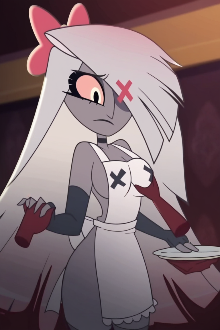 ai_generated female hazbin_hotel maplecat vaggie_(hazbin_hotel)