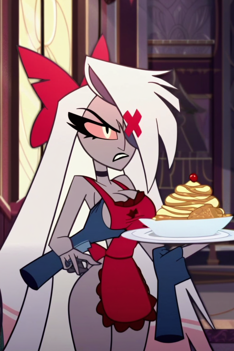 ai_generated female hazbin_hotel maplecat vaggie_(hazbin_hotel)