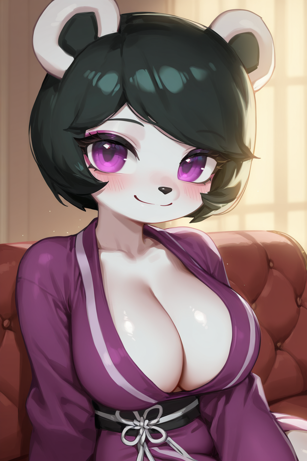 ai_generated anthro big_breasts blush civitai female female_protagonist freedom_planet freedom_planet_2 looking_at_viewer neera_li panda video_games xerberus0