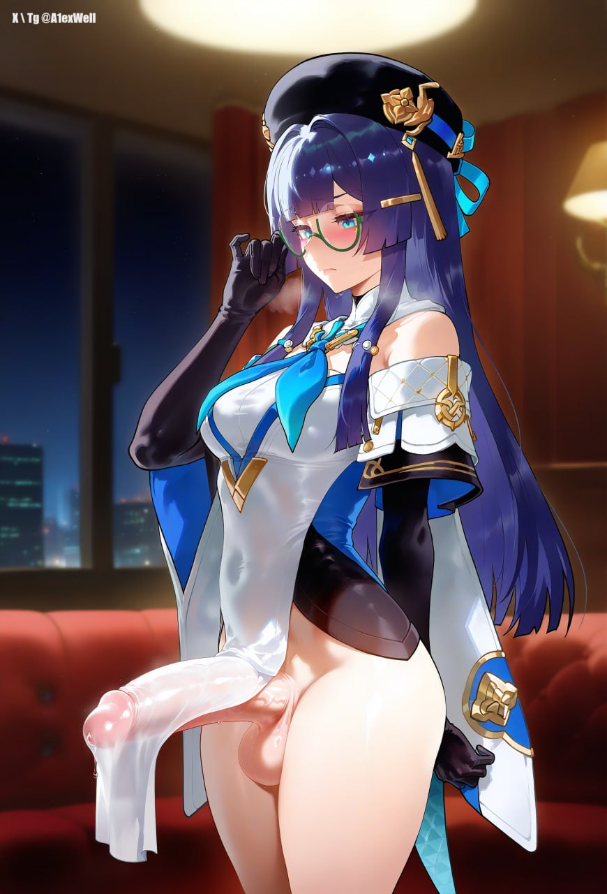 1futa a1exwell ai_generated covered_penis erection_under_clothes futanari honkai:_star_rail honkai_(series) large_penis mihoyo pela_(honkai:_star_rail) pelvic_curtain penis penis_under_loincloth precum precum_drip stable_diffusion testicles