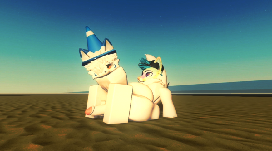 anal beach big_ass big_penis femboy furry gay roblox robloxian sand sun white_body