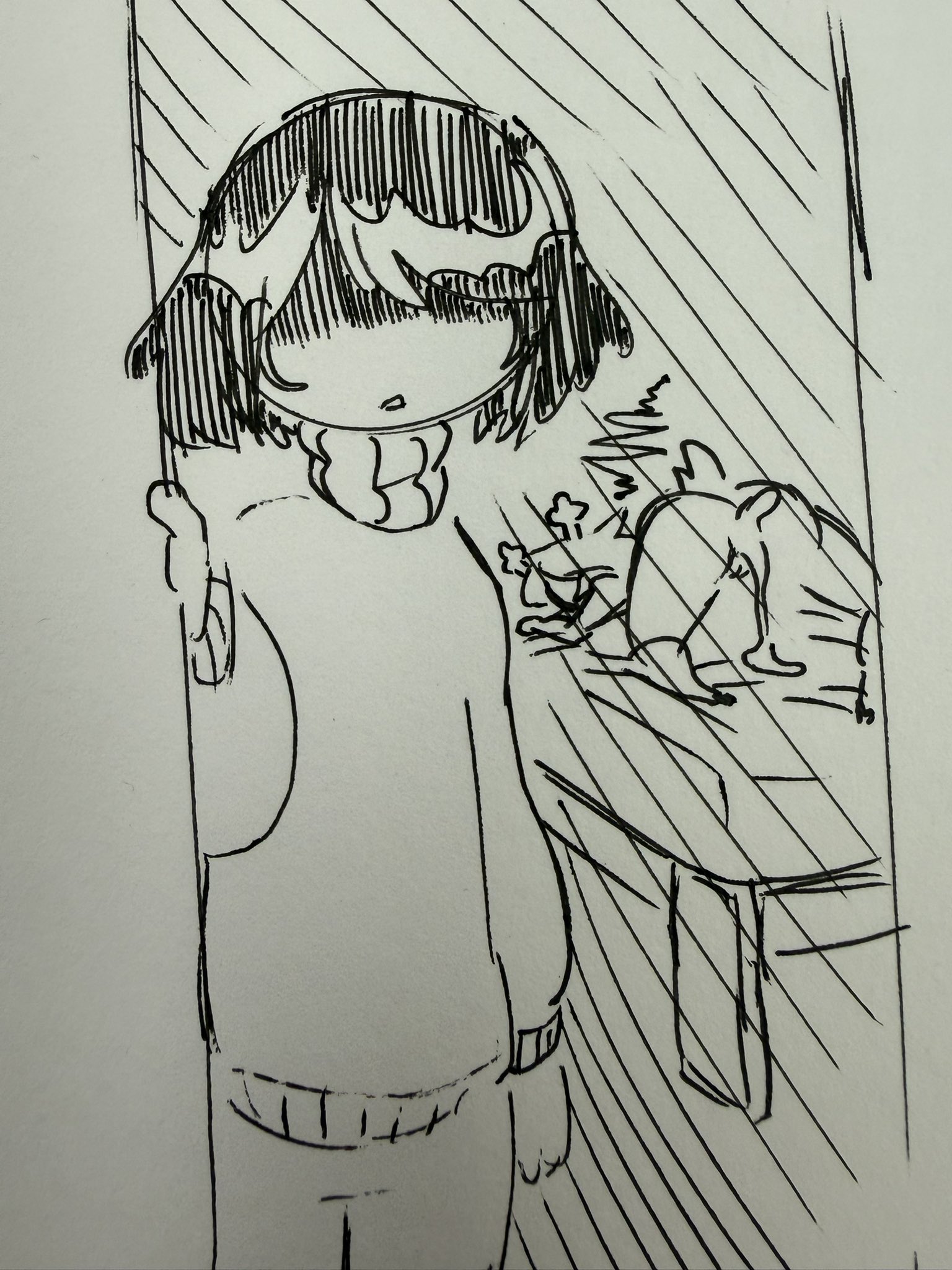 1ambiguous, 1girls, after sex, deltarune, getting caught, kris (deltarune), mind break, noelle holiday, oozing cum, tommiowo, toriel