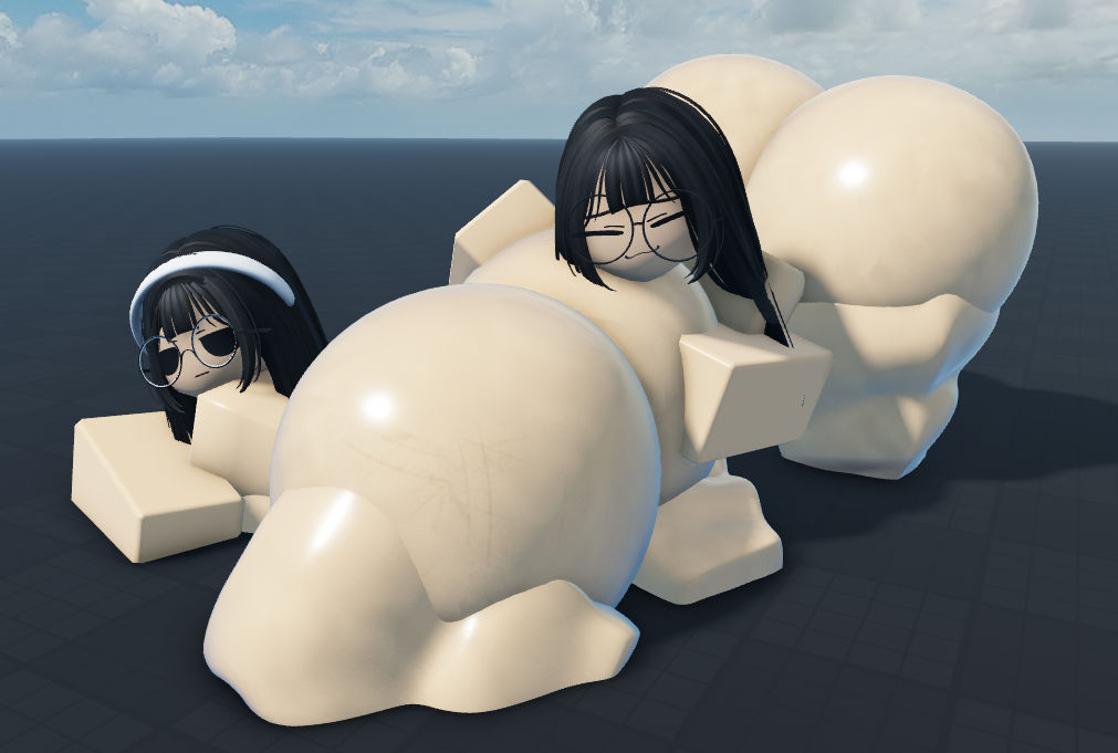 2girls, 3d, ass, baseplate, deviantart, elma (trippinguy), emelie (trippinguy), fat ass, female, huge ass, loving it, massive ass, naked, naked females, nude, oc, original characters, roblox, roblox studio, robloxian, sisters (lore), tagme, thick ass, touching ass, trippinguy, twins