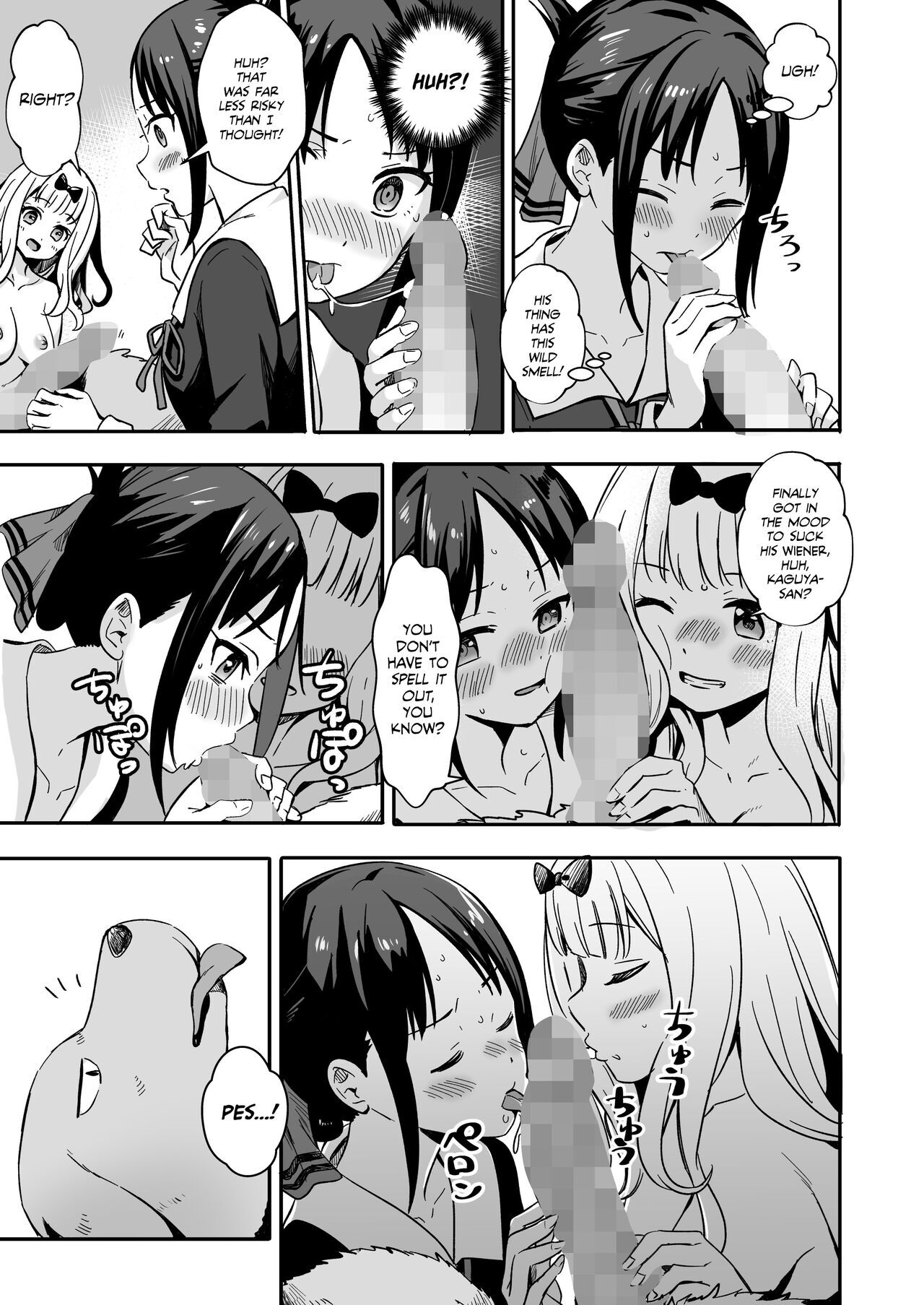 bestiality, blowjob, blush, canid, canine, canis, censored, domestic dog, fellatio, female, female on feral, feral, feral on female, feral pov, fujiwara chika, kaguya-sama wa kokurasetai ~tensai-tachi no renai zunousen~, licking, male, oral, penis, pes (kaguya-sama wa kokurasetai), pov, silver dog, tagme, zoophilia