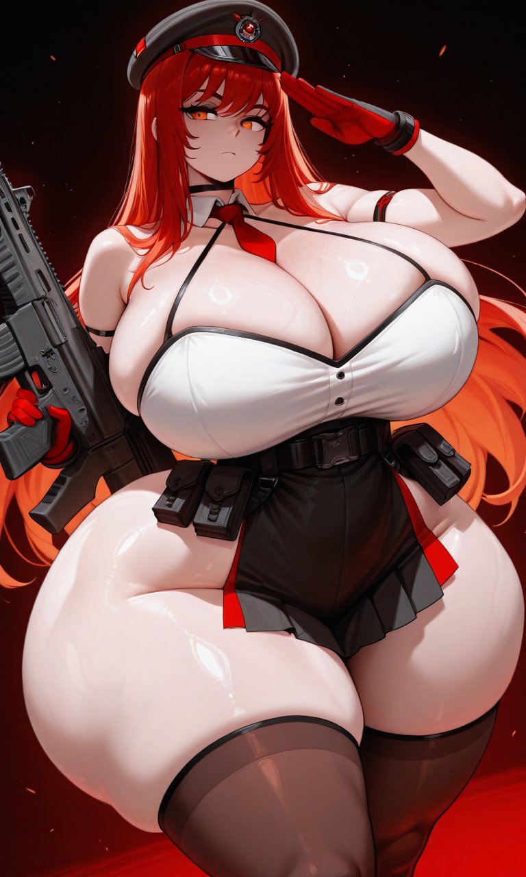1girls, ai generated, ass, big ass, big breasts, big thighs, breasts, bust, busty, chest, curvaceous, curvy, curvy figure, daidouji (artist), daidoujipv, digital media (artwork), female, goddess of victory: nikke, hips, hourglass figure, huge ass, huge breasts, huge thighs, large ass, large breasts, large thighs, legs, mature, mature female, rapi (nikke), rapi (red hood) (nikke), slim waist, thick, thick hips, thick legs, thick thighs, thighs, voluptuous, waist, wide hips, wide thighs