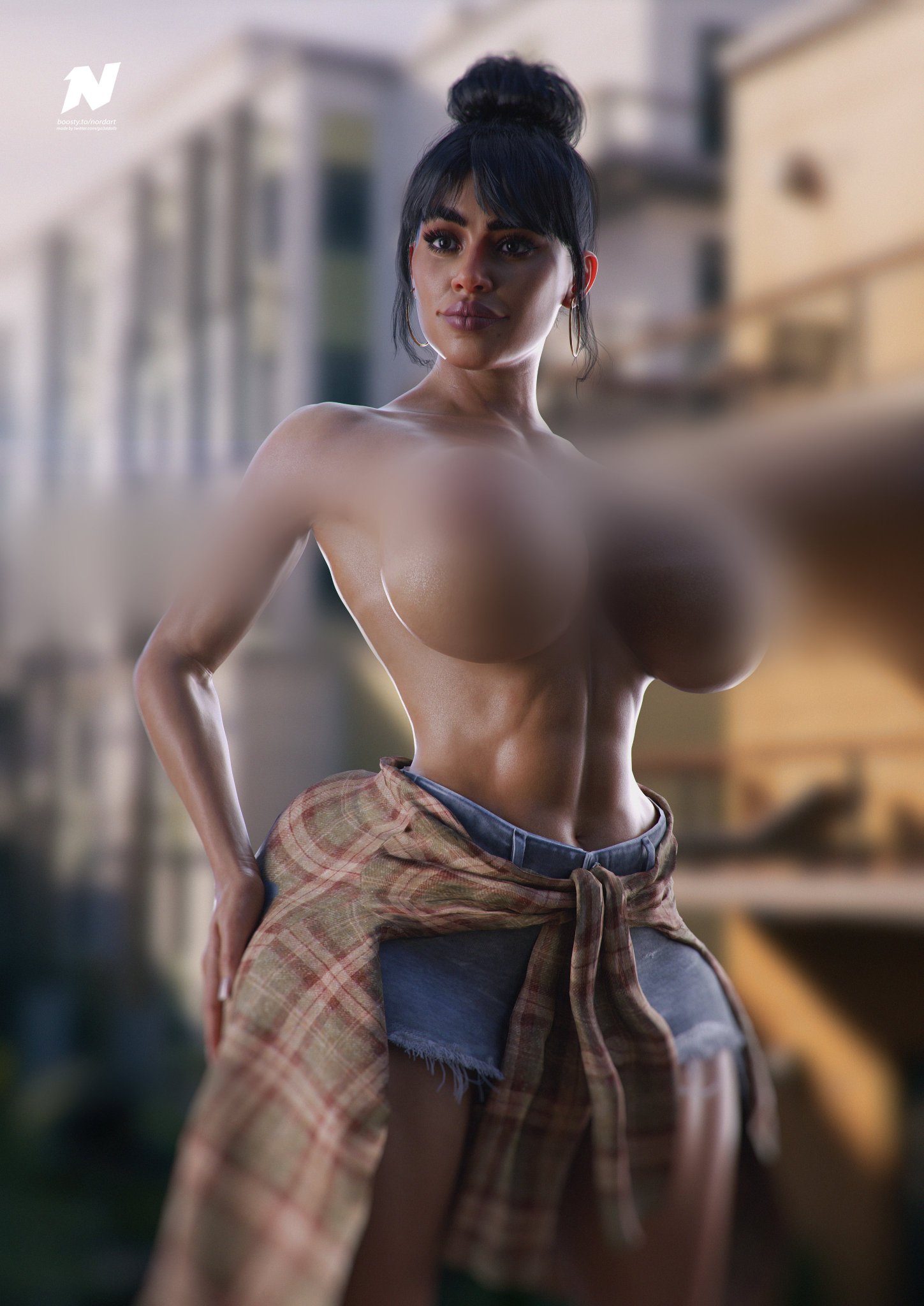 A moment of intimacy in the alluring realm of Nordart