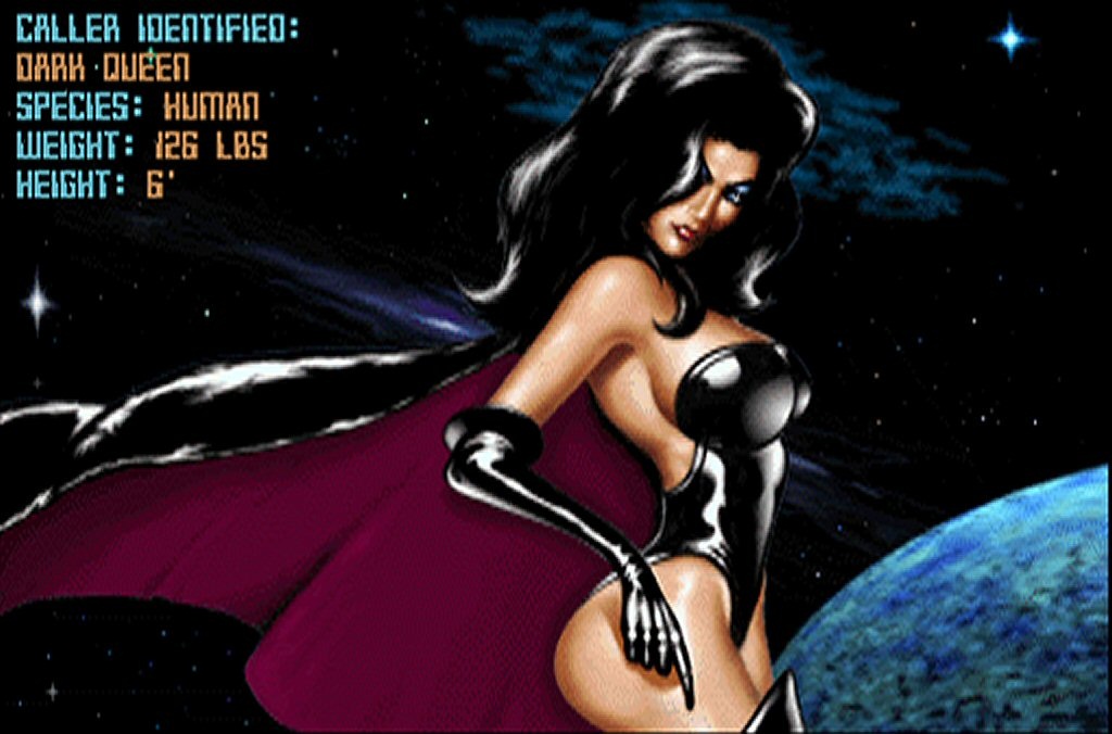 1girls ass battletoads big_breasts black_hair breasts cape dark_queen detailed_background eyeliner female female_focus female_only large_breasts latex leotard long_hair shiny_hair shiny_skin text thick_thighs thighs