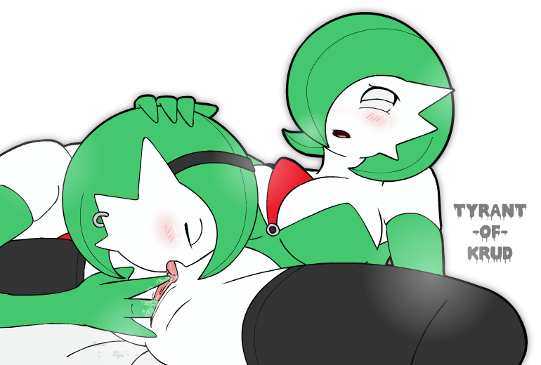 female gardevoir green_hair pokemon pokemon_(species) red_eyes tyrant-of-krud