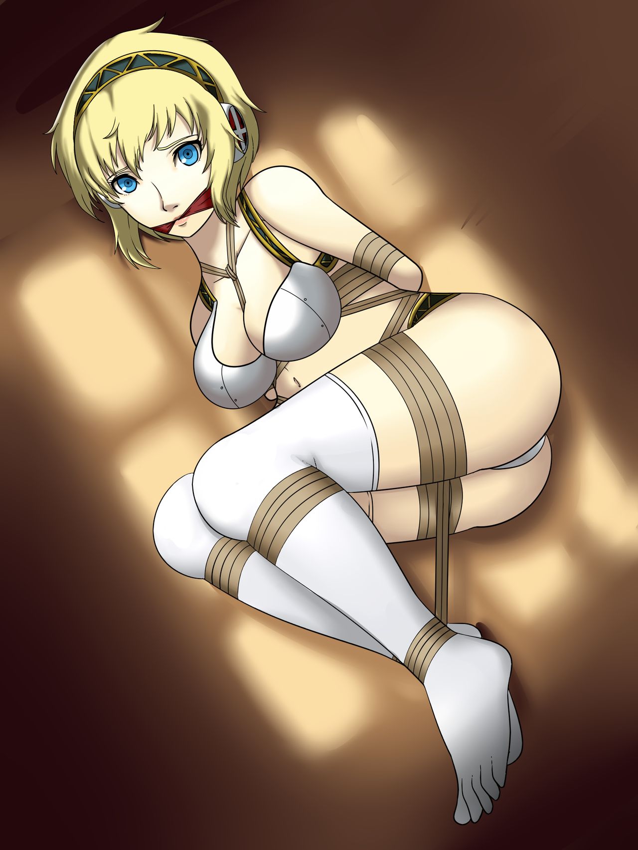 aegis_(persona) aigis_(persona) bondage bound breasts dankestofdans persona persona_3