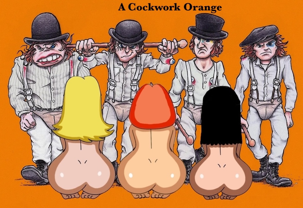 a_clockwork_orange american_dad crossover family_guy fantasy francine_smith hayley_smith kneeling lois_griffin