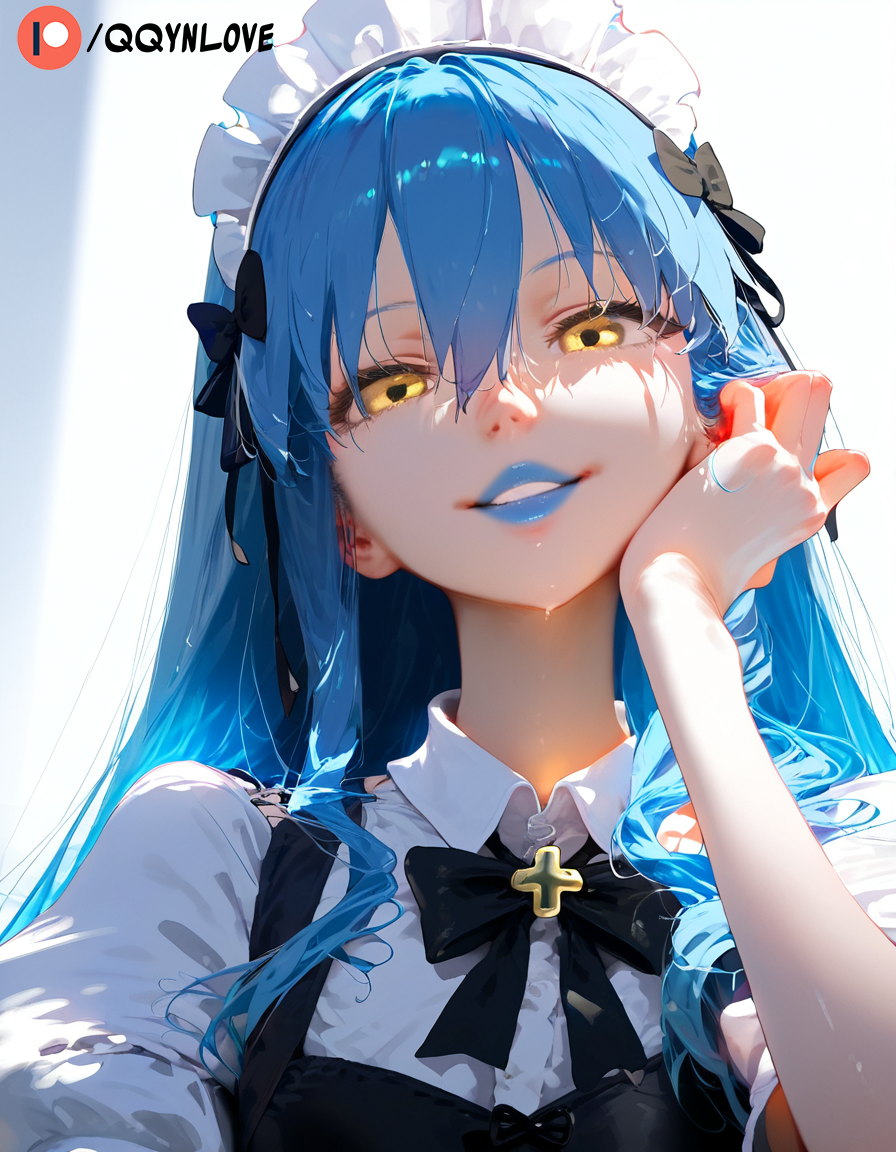 1boy 1femboy ai_generated cute maid patreon qqynlove rimuru_tempest smile