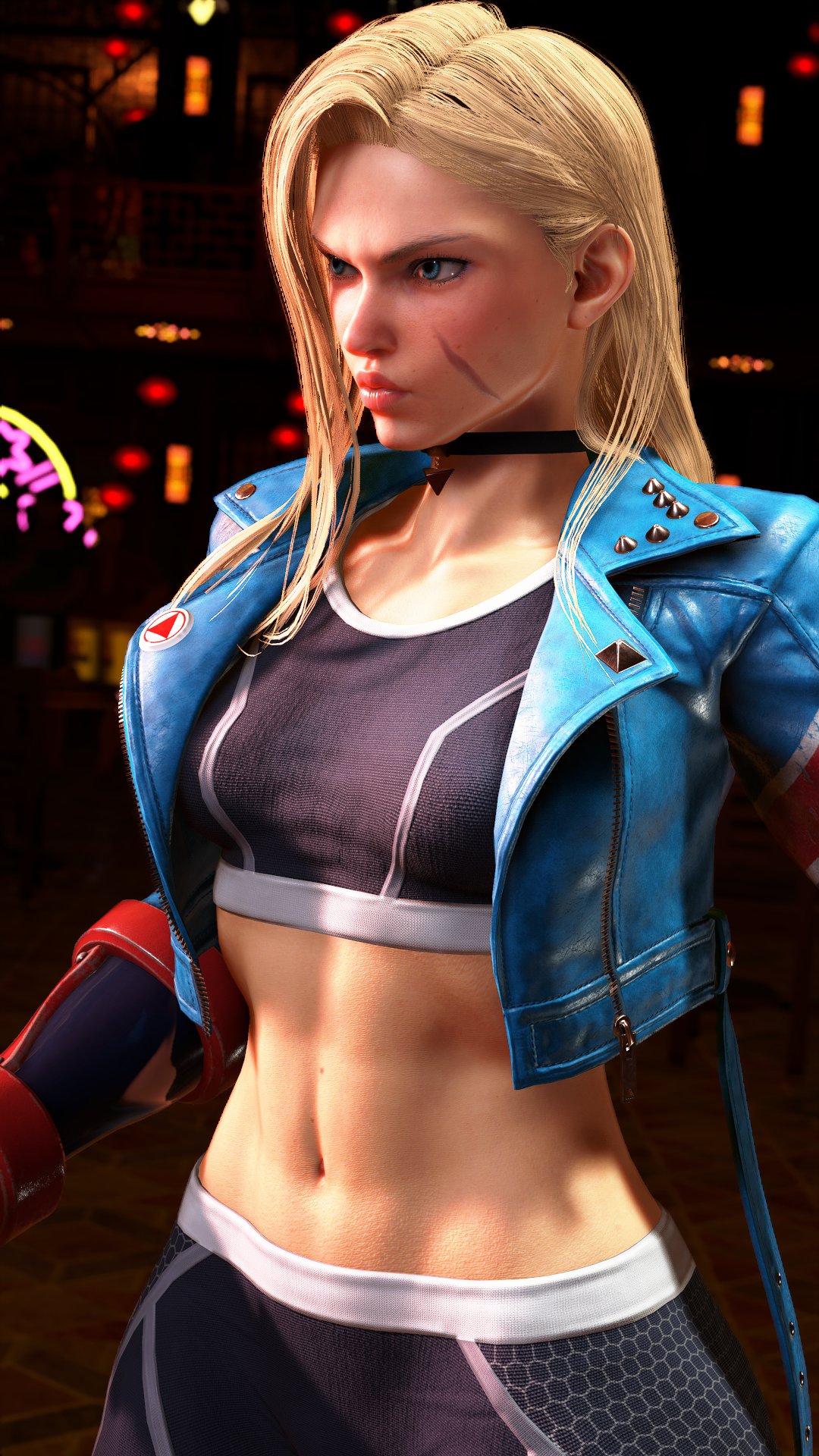 1girls 3d abdominal_muscles abdominals abs blonde_female blonde_hair blonde_hair_female cammy_white cammy_white_(street_fighter_6) female female_fighter female_only girls_only long_hair muscle_girl muscles muscular_female sf_screenshot six_pack solo street_fighter street_fighter_6 street_fighter_v