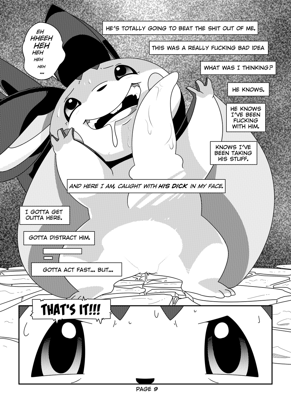 caught comic disembodied_penis drooling emolga excadrill hi_res laugh male monochrome nintendo panic penis pokemon pussy pussy_juice saliva tom_smith video_games