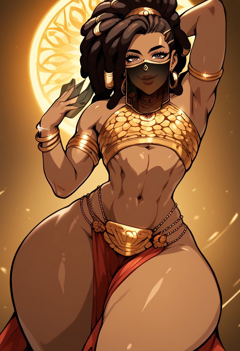 1boy ai_generated big_ass bottom_heavy brown_skin crossdressing egyptian femboy femboyarashi girly huge_ass male_only prince sissy thick_thighs wide_hips