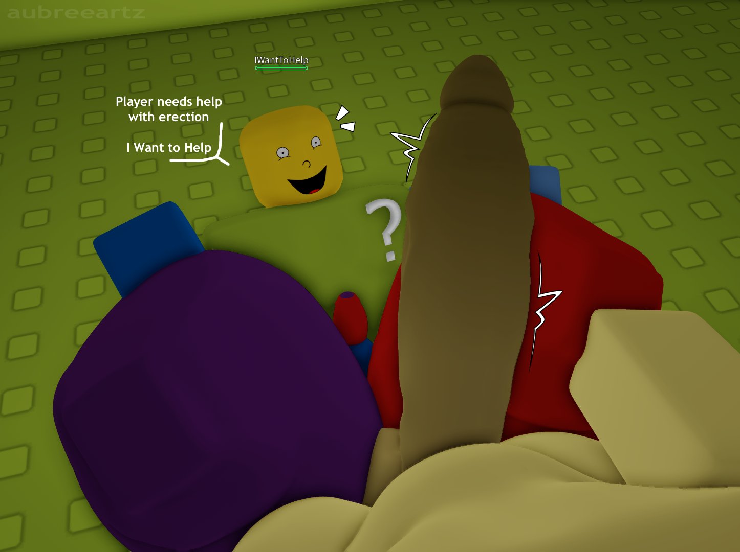 2boys, 3d, aubreeartz, big penis, construction (roblox), dialogue, gay, penis, penis size difference, roblox, roblox game, robloxian, tagme