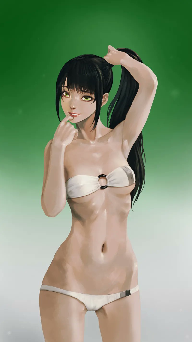 1girls 21yc bikini long_hair looking_at_viewer lynn_(vindictus) tagme vindictus