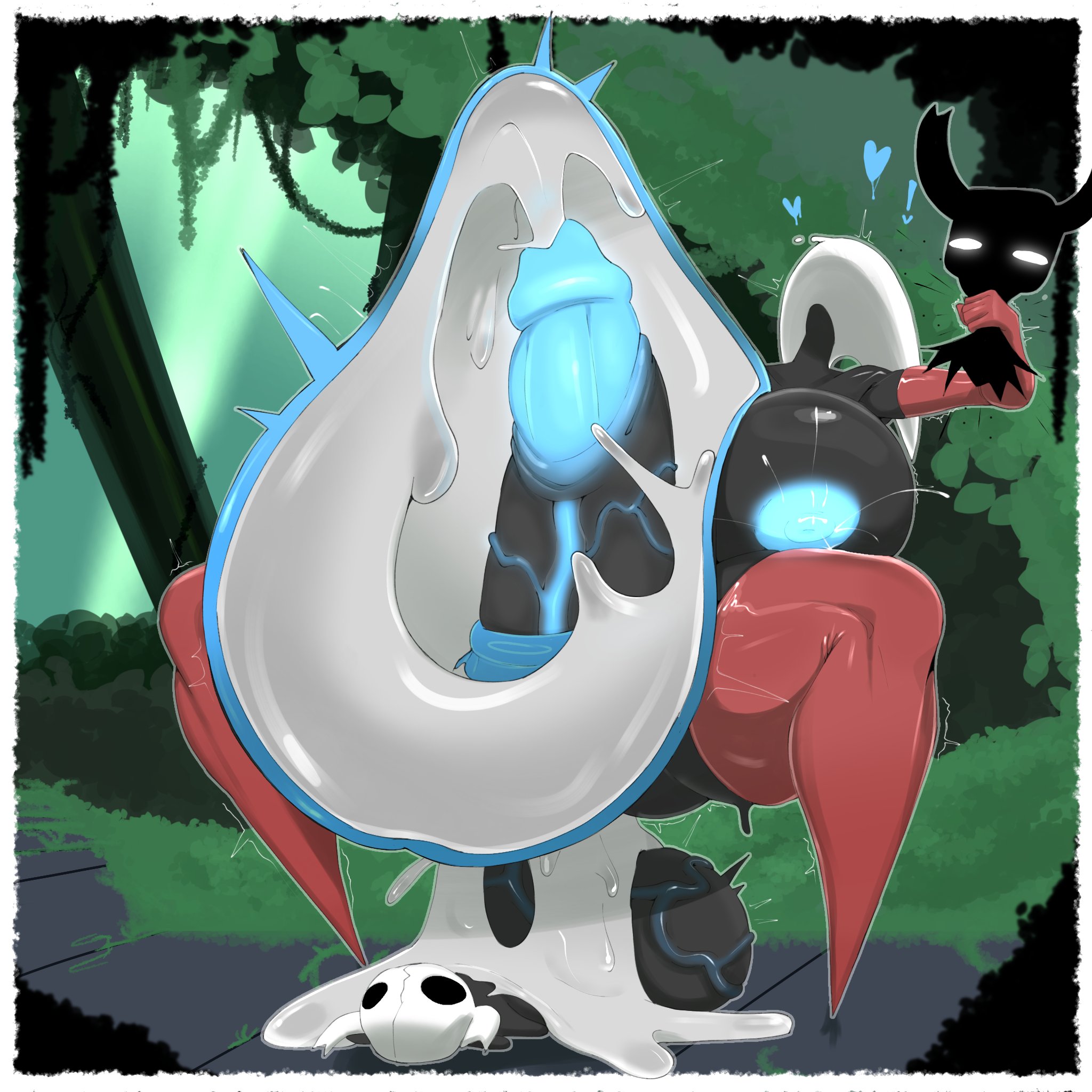 absurdly large cock, armwear, balls, big breasts, black skin, breasts, brother and sister, cum, cum in pussy, cum inside, cumflated belly, cumflation, elbow gloves, female, ghost, gigantic penis, gloves, glowing, glowing nipples, glowing penis, hollow eyes, hollow knight, hornet (hollow knight), huge balls, huge breasts, huge cock, incest, incest (lore), inflation, insect, insect girl, insects, larger female, male, megamor, nipples, penis, pleasured, pussy, sex, shadow, shiny nipples, shiny penis, shiny pussy, siblings, size difference, skindentation, smaller male, socks, stockings, stomach bulge, stomach bulge paizuri, stomach deformation, testicles, the knight (hollow knight), thick thighs, tremble lines, tremble spikes, trembling, uterus, uterus penetration, vaginal penetration, veiny balls, veiny penis, veiny testicles, vessel (species), x-ray