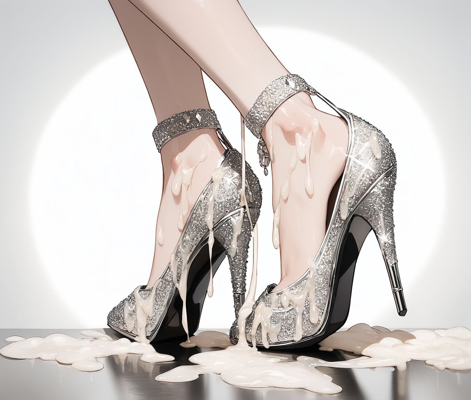ai generated, alix x, cum, cum drip, cum in footwear, cum in heels, cum in shoe, cum on feet, cum on footwear, cum on heels, cum on object, cum on shoes, cum puddle, cum tribute, drenched in cum, feet, feet fetish, feet focus, feet only, female, female footwear, foot fetish, foot focus, footwear, footwear fetish, heels, heels fetish, high heels, high heels focus, object focus, original, semen, shoe fetish, shoes, sperm, tagme