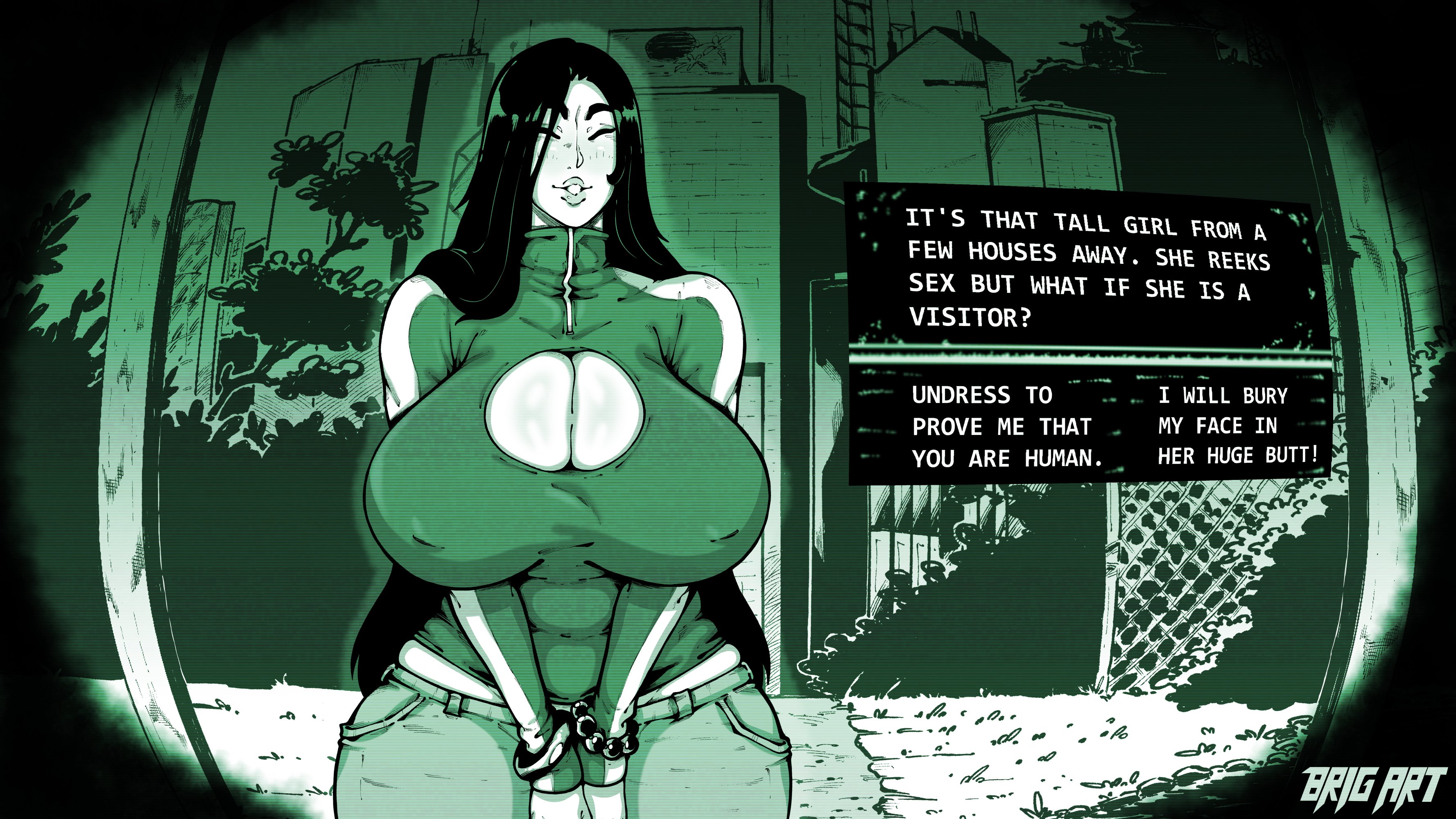 2d, asian, asian female, big breasts, breasts, brig art, busty, female, female focus, female only, hourglass figure, large breasts, long hair, meme, no, i'm not a human, no, i'm not a human (meme), tao long, wide hips