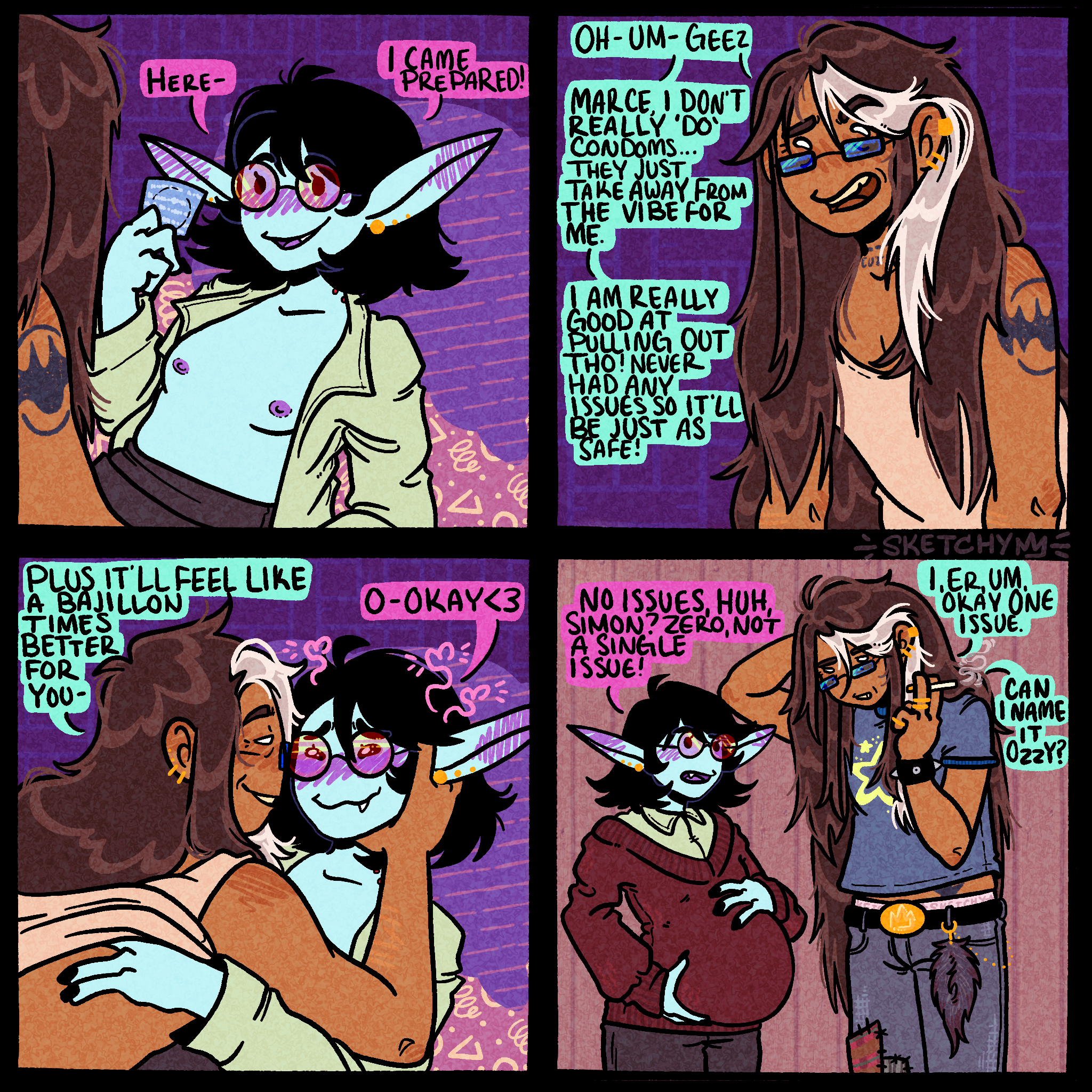accidental impregnation, adventure time, adventure time: fionna & cake, breasts, coercion, female, impregnation, marceline, marceline abadeer, marceline the vampire queen, no condom, personality change, simon petrikov, sketchventures, unwanted impregnation, unwanted pregnancy