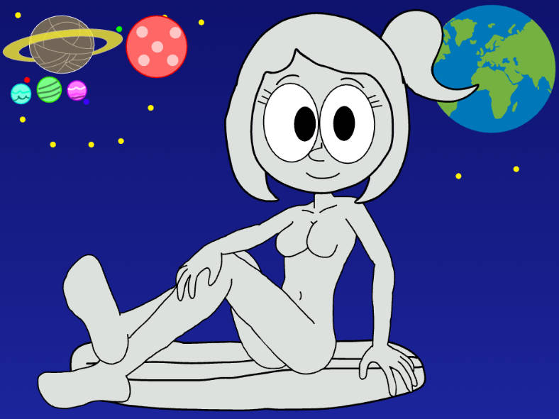 1girls 2025 5_fingers after_sex alien alien_girl alien_humanoid background barefoot breasts completely_naked completely_naked_female fantastic_four feet female female_focus female_only fingers herald marvel marvel_comics metallic_body metallic_skin silver_body silver_skin silver_surfer solo space superheroine surfboard