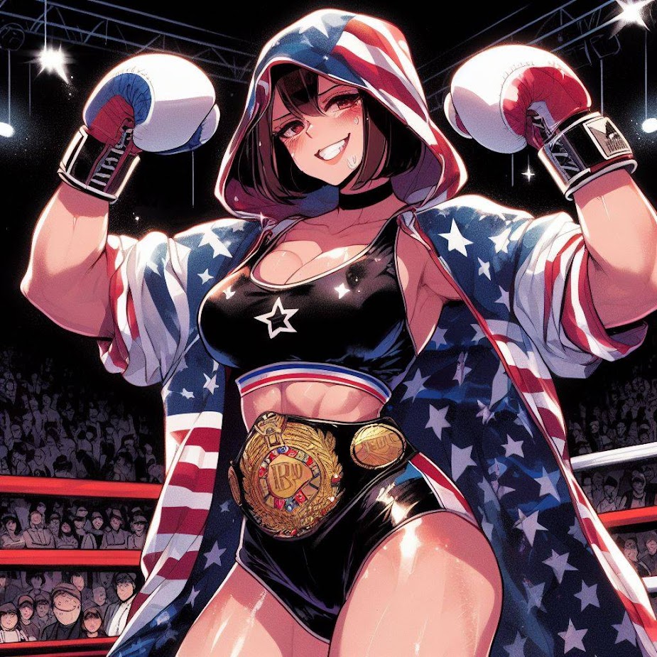 1female 1girls 2023 ai_generated american american_flag arena armpits ass ass_bigger_than_breasts ass_bigger_than_head ass_bigger_than_torso ass_focus ass_visible_through_thighs big_ass big_ass_(female) big_ass_cheeks big_butt big_butt_(female) big_butt_cheeks bing_image_creator black_clothing black_hair black_hair_female black_shorts black_sports_bra blush blush_lines blushed_face blushing_at_viewer blushing_female bob_cut booty boxartfan boxer boxing boxing_arena boxing_gloves boxing_gloves_only boxing_match boxing_ring boxing_shorts breasts broad_shoulders butt_bigger_than_breasts butt_bigger_than_head butt_bigger_than_torso championship_belt cleavage clothed clothed_female clothes clothing crowd crowd_watching female female_focus female_human female_only female_solo hourglass_figure hourglass_figured_female lights looking_aside looking_at_viewer muscle_girl muscles muscular muscular_arms muscular_female muscular_legs muscular_thighs original original_character red_eyes red_eyes_female red_ropes shiny shiny_body shiny_boobies shiny_boobs shiny_breasts shiny_clothes shiny_hair shiny_skin shiny_thighhighs shiny_thighs shiny_tits shiny_titties side_boob sideboob smile smiley_face smiling smiling_at_viewer solo solo_female solo_focus stars sweat sweating sweaty tagme voluptuous voluptuous_female