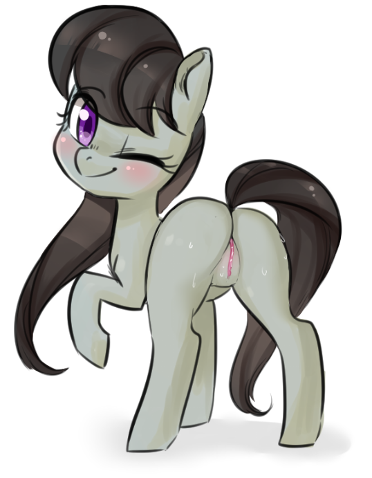 2015 earth_pony equine female feral friendship_is_magic glo-in-the-dark horse mammal my_little_pony octavia_melody pony pussy solo