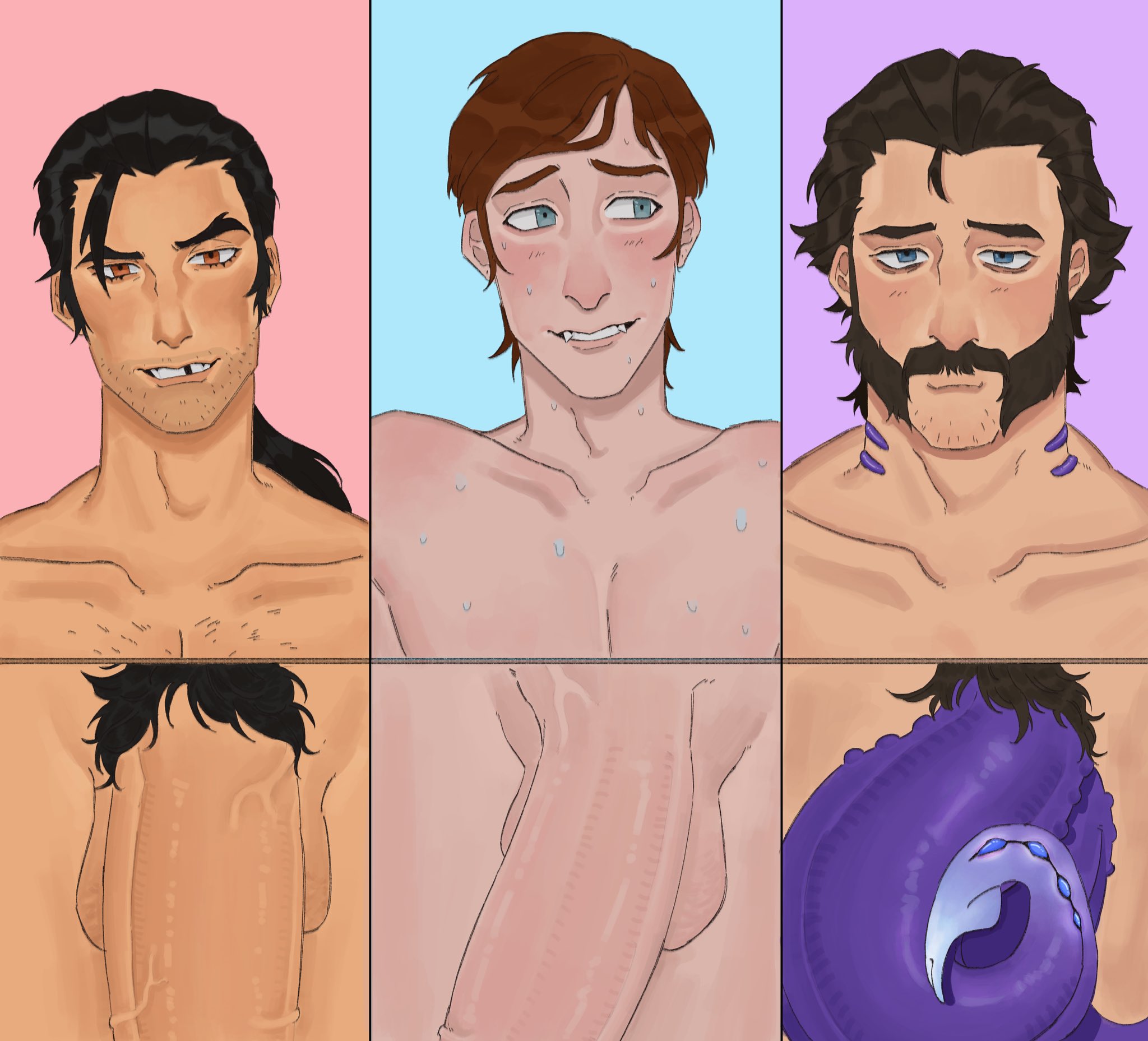 3boys, alien genitalia, alien look like human, beard, big cock, big dick, big penis, chart, cock, cock chart, daddy, dick, dick chart, dilf, dispatch (game), flambae, gay, huge cock, male, male only, monkeybrainnnn, penis, penis chart, phenomaman, tentacle, thick cock, thick dick, thick penis, waterboy (dispatch)