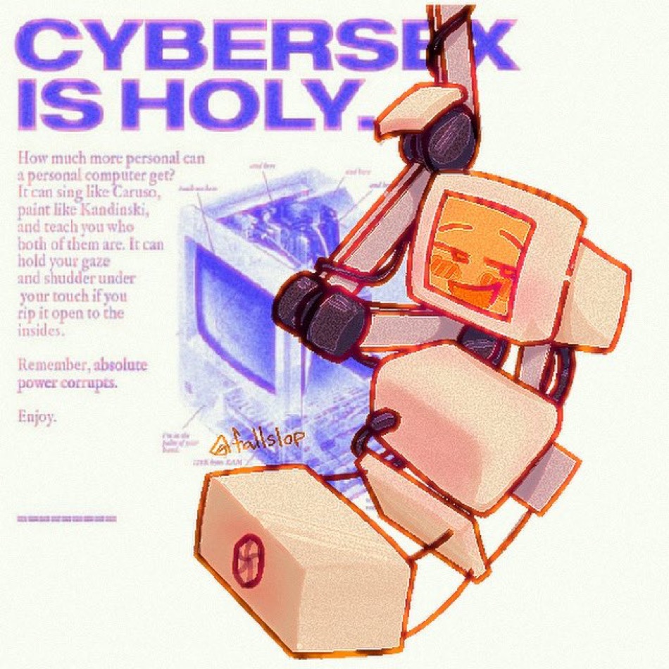 adell aiebe, anal, fallenslopier, fallslop, robot, robot girl, robotic arm, screen face, tv head