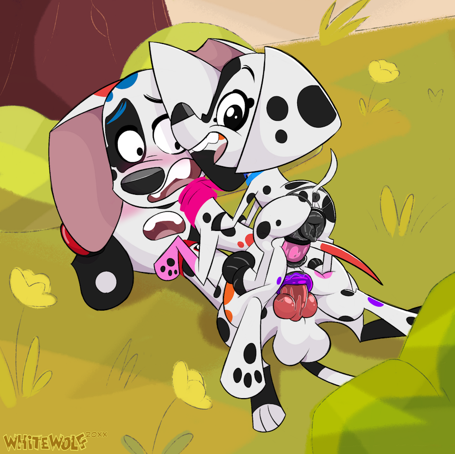 101_dalmatian_street 101_dalmatians 2025 anal anal_insertion anal_sex animal_anus animal_genitalia animal_genitals animal_penis animal_pussy anus artist_name ass asshole balls bisexual black_anus black_body black_fur black_pussy black_spots blush bodily_fluids brother brother_(lore) brother_and_sister brother_and_sister_(lore) canid canine canine_anus canine_genitalia canine_genitals canine_penis canine_pussy canine_vagina canis collar cowgirl_double_penetration cowgirl_position d.j._(101_dalmatians) da_vinci_(101_dalmatians) dalmatian dee_dee_(101_dalmatians) digital_drawing_(artwork) digital_media_(artwork) disney dog_collar domestic_canine domestic_dog double_penetration erect_penis erected_penis erection fangs female female_penetrated female_penetrating female_penetrating_female feral feral_on_feral feral_only feral_penetrated feral_penetrating feral_penetrating_feral from_front_position fur genital_fluids genitalia genitals group group_sex headphones hi_res high_resolution highres incest incest_(lore) intraspecies kerchief knot knot_root knotted_penis looking_back looking_pleasured lying lying_on_back male male/female/female male_penetrating male_penetrating_female mammal markings on_back on_bottom on_top open_mouth outside outside_sex paint painted_pussy penetration penile penile_penetration penis plant pussy sex sex_toy sibling_(lore) siblings sisters sisters_(lore) size_difference smile standing_on_another strapon strapon_in_ass strapon_sex stretched_anus surprise surprised tail tailhole threesome toying_partner tree trio trio_focus vagina vaginal_penetration vaginal_sex white_body white_fur whitewolf20xx young young_female young_male