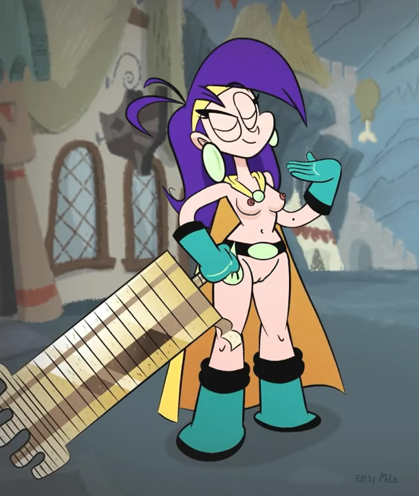 accurate_art_style cartoon_network edit female_only mighty_magiswords mole naked tagme vambre_warrior